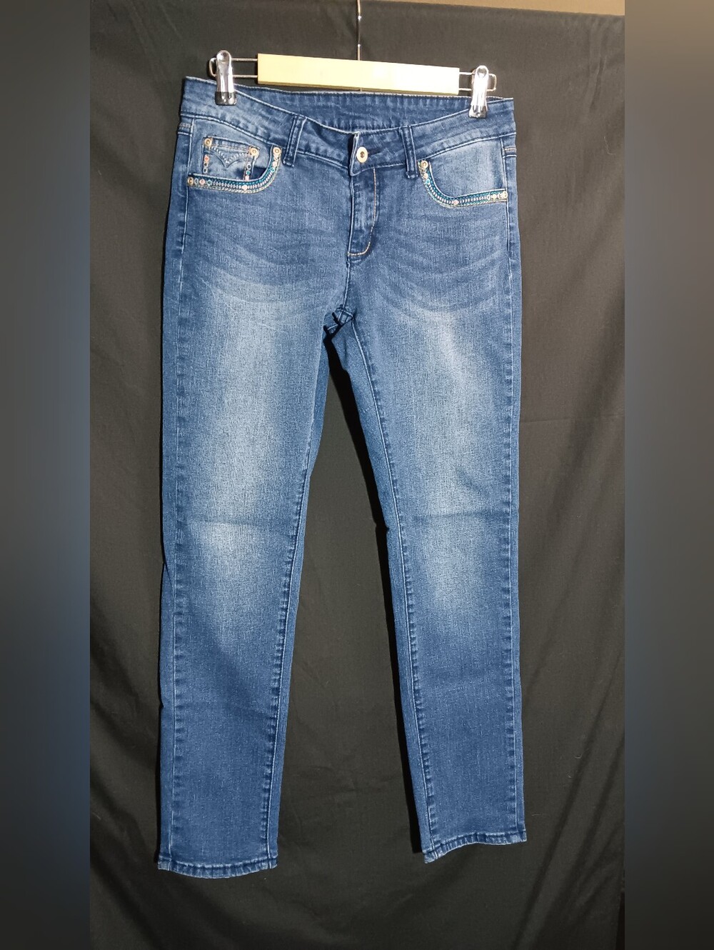 Slim Stretch Blue Skinny Jeans for Women